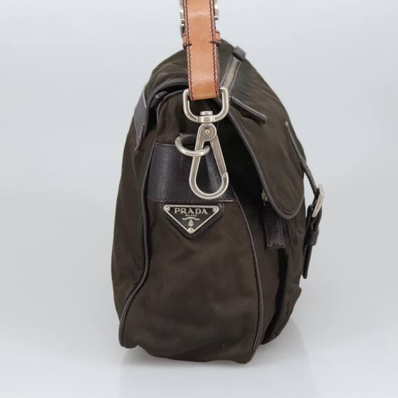 PRADA Shoulder Bag Nylon Khaki - Picture 3 of 16